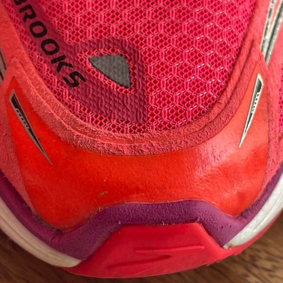 Brooks Womens 11 Transcend Ultimate Ride 1201501B878 Pink Running Shoes Sneakers - Picture 12 of 16